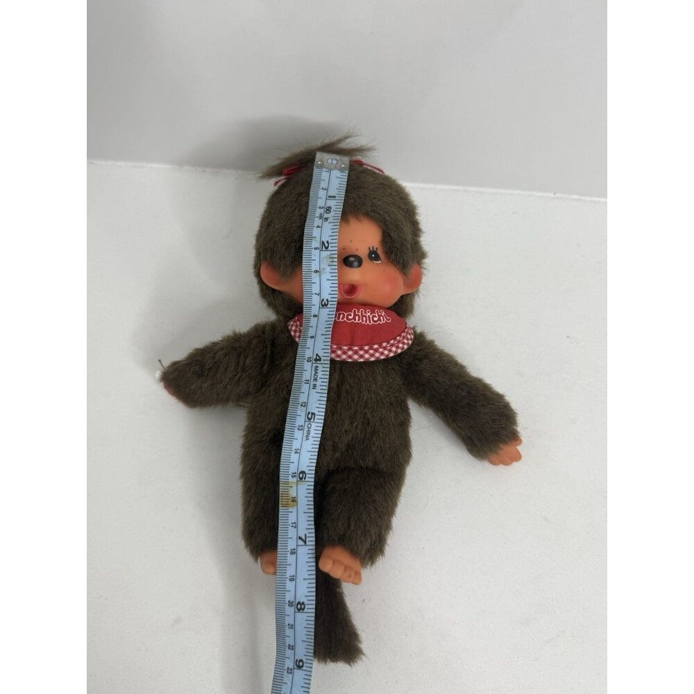 Sekiguchi Japan Monchhichi 251094 Premium Standard S Brown Girl Plush Doll 8" - Picture 4 of 4